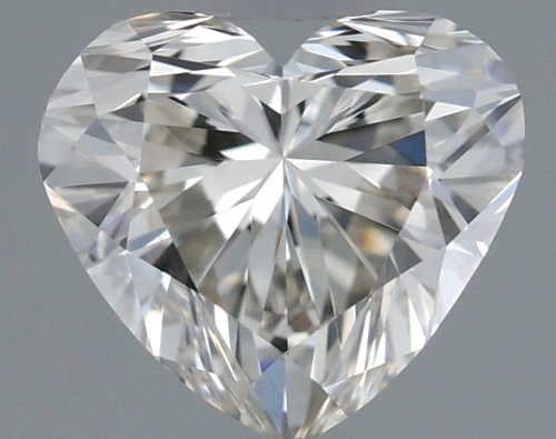 0.61 carat K-VVS1 Natūralus Heart Deimantas (1)