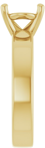 Sužadėtuvių Žiedas 14k yellow gold Oval 10mm x 8mm (4)