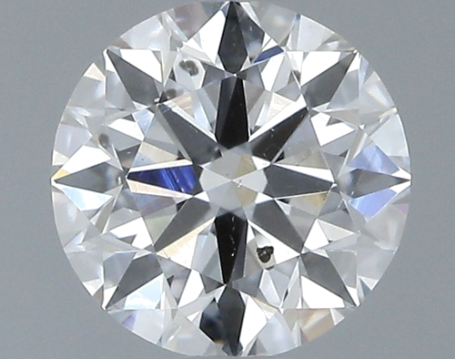 0.53 carat G-SI2 Excellent cut Natūralus Round Deimantas (1)