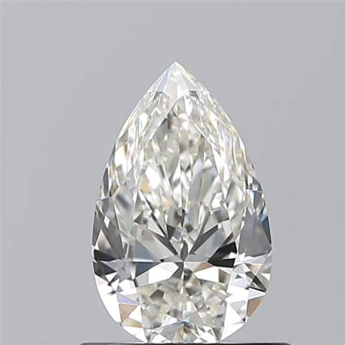 0.65 carat I-VVS1 Natūralus Pear Deimantas (1)