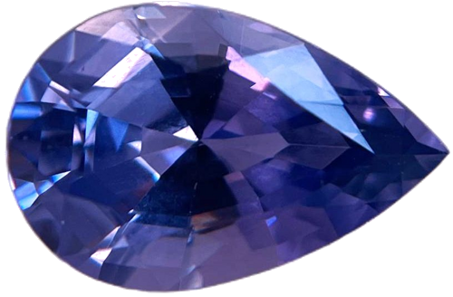 5.11 carat PURPLE Pear Safyras (1)