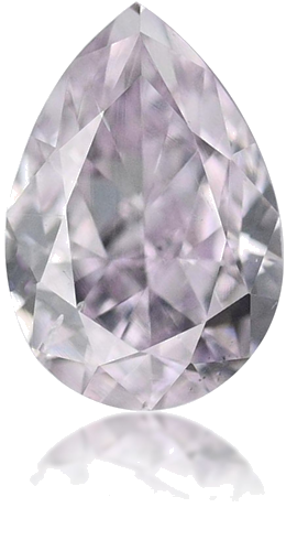 0.18 carat Fancy Light Pink-SI2 Natūralus Pear Deimantas (1)