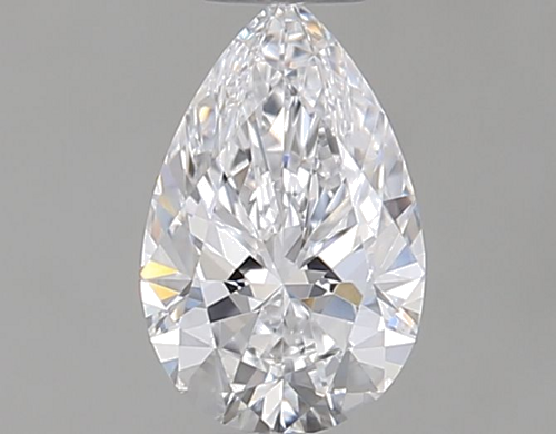 0.41 carat D-VVS2 Natūralus Pear Deimantas (1)