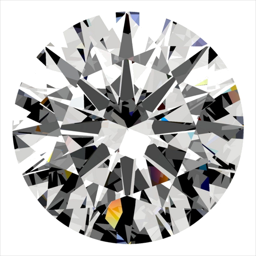 0.3 carat I-SI1 Excellent cut Natūralus Round Deimantas (1)
