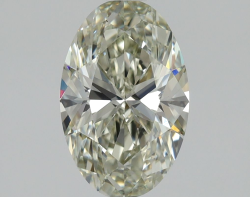 0.92 carat Fancy Light Grayish Greenish Yellow-VVS2 Natūralus Oval Deimantas (1)