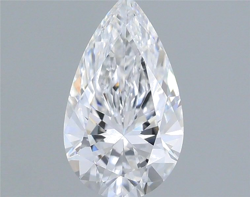 0.7 carat D-VS1 Natūralus Pear Deimantas (1)