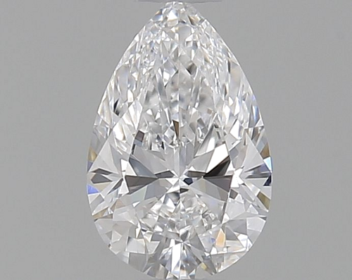 0.3 carat D-VVS1 Natūralus Pear Deimantas (1)