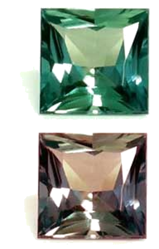 0.12 carat GREEN Square Alexandrite (1)