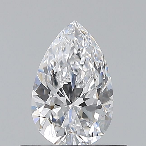 0.5 carat D-VS2 Natūralus Pear Deimantas (1)