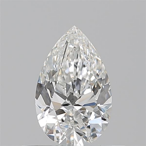 0.5 carat G-IF Natūralus Pear Deimantas (1)