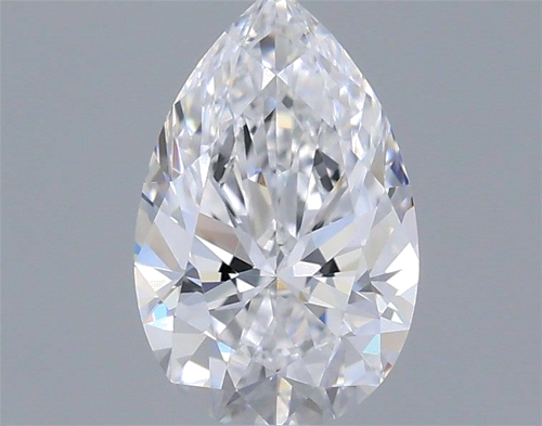 0.53 carat D-VVS1 Natūralus Pear Deimantas (1)