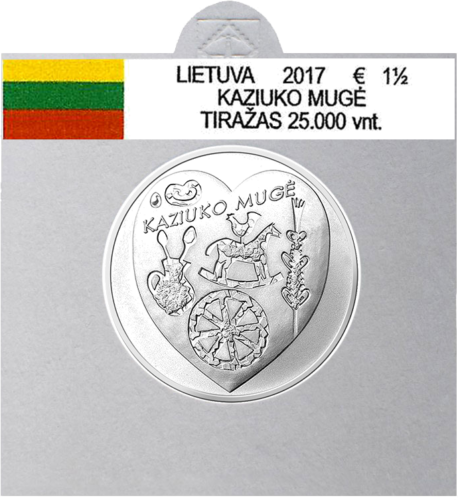 Флажки-наклейки для монет 1,5 евро в холдерах (2)