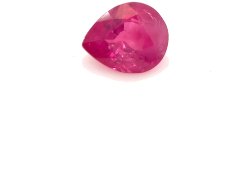 0.66 carat RED Pear Rubinas (1)