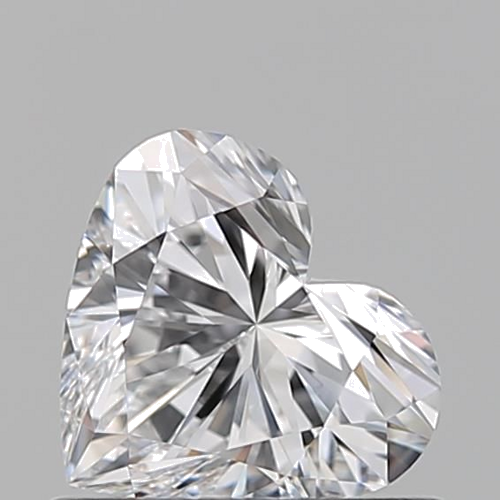 0.64 carat D-VVS2 Natūralus Heart Deimantas (1)