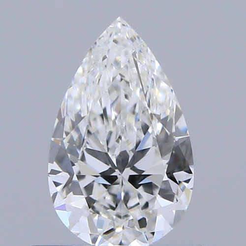 0.5 carat F-VS1 Natūralus Pear Deimantas (1)