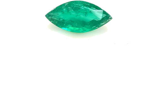 0.69 carat GREEN Marquise Smaragdas (1)