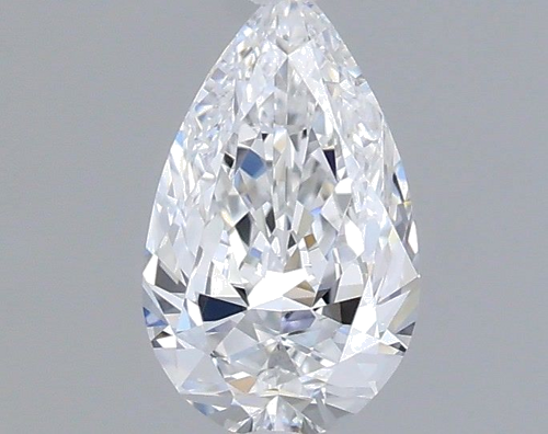 0.33 carat E-VVS2 Natūralus Pear Deimantas (1)