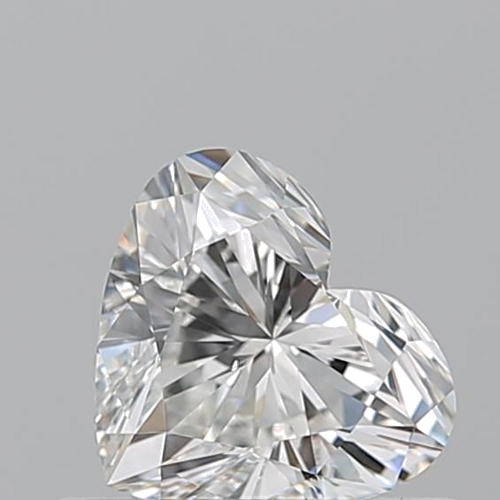 0.55 carat G-VS2 Natūralus Heart Deimantas (1)