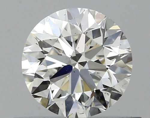0.5 carat G-SI1 Very Good cut Natūralus Round Deimantas (1)