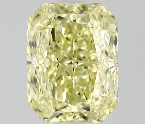 1.11 carat Fancy Light Yellow-VS1 Natūralus Radiant Deimantas (1)