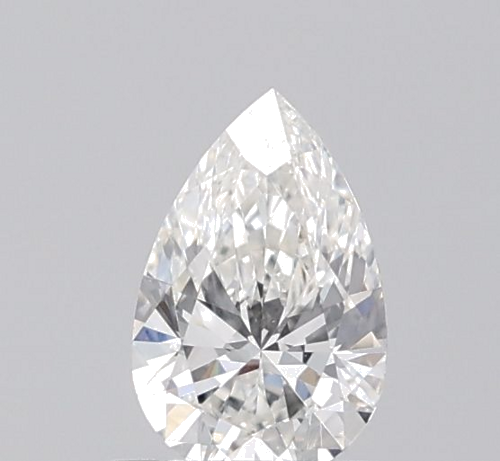 0.5 carat H-VS2 Natūralus Pear Deimantas (1)