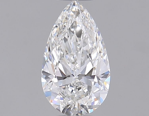 0.46 carat F-VVS1 Natūralus Pear Deimantas (1)