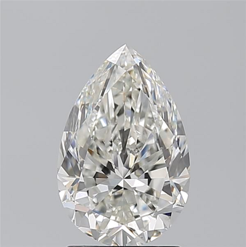 2.01 carat H-VS2 Natūralus Pear Deimantas (1)