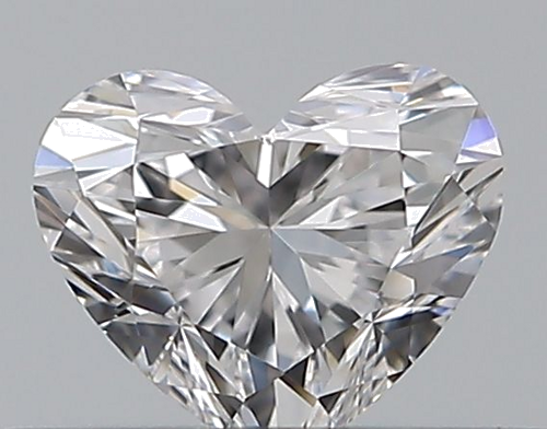 0.3 carat D-VVS2 Natūralus Heart Deimantas (1)