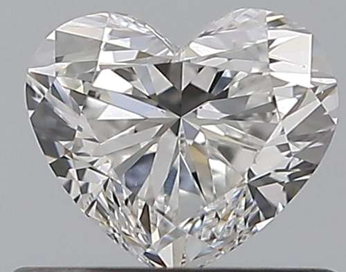 0.46 carat E-VS1 Natūralus Heart Deimantas (1)