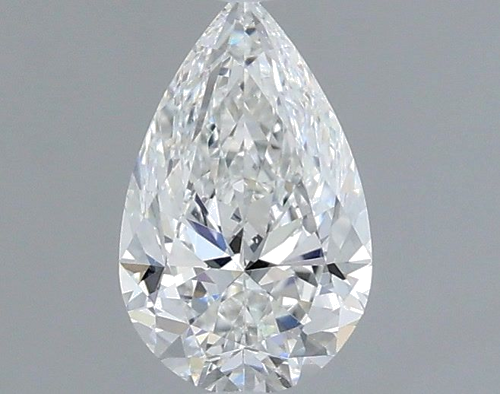 0.6 carat E-VS2 Natūralus Pear Deimantas (1)