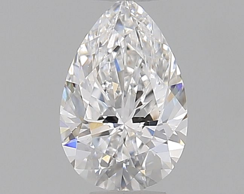 0.32 carat D-VVS2 Natūralus Pear Deimantas (1)