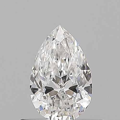 0.51 carat E-VVS1 Natūralus Pear Deimantas (1)