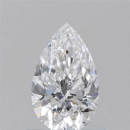 0.7 carat D-SI1 Natūralus Pear Deimantas (1)
