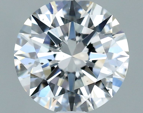 0.75 carat F-SI2 Excellent cut Natūralus Round Deimantas (1)