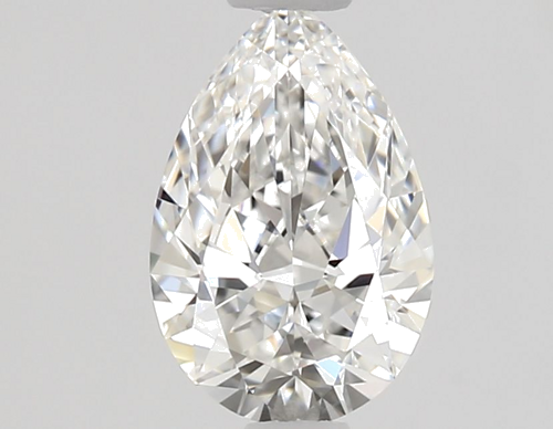 0.59 carat E-IF Natūralus Pear Deimantas (1)