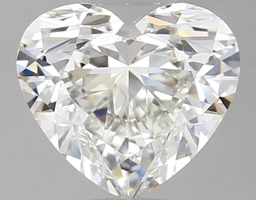 0.7 carat I-VS2 Natūralus Heart Deimantas (1)