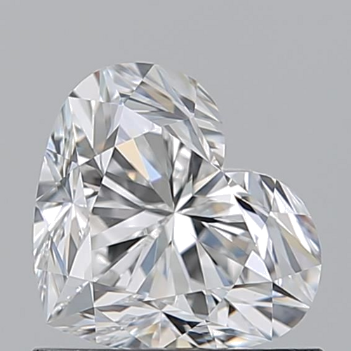 0.92 carat E-VVS1 Natūralus Heart Deimantas (1)