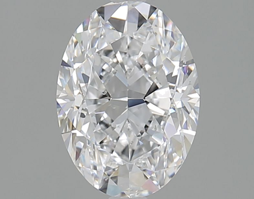 1.7 carat D-SI1 Natūralus Oval Deimantas (1)