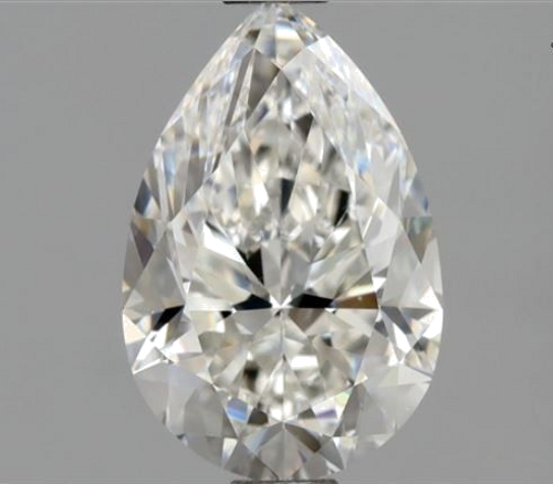 1.3 carat H-VS2 Natūralus Pear Deimantas (1)