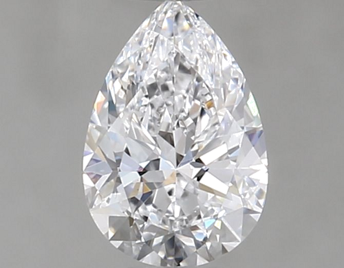 0.55 carat D-VS2 Natūralus Pear Deimantas (1)