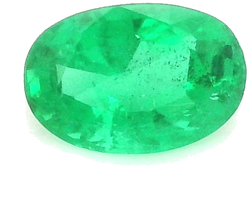 0.33 carat GREEN Oval Smaragdas (1)