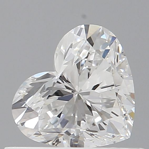 0.5 carat E-VVS2 Natūralus Heart Deimantas (1)