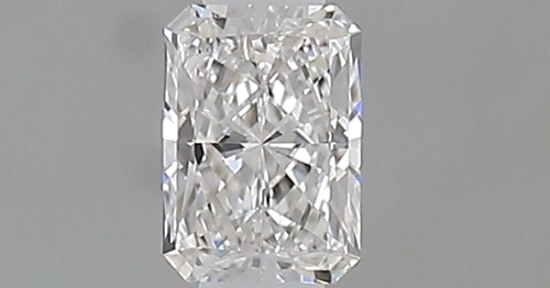 0.23 carat F-VVS1 Natūralus Radiant Deimantas (1)