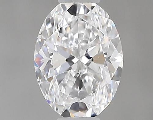 0.4 carat D-VS2 Natūralus Oval Deimantas (1)