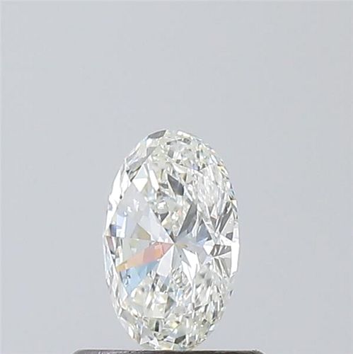 0.6 carat H-SI1 Natūralus Oval Deimantas (1)