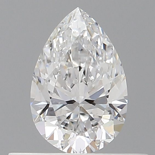 0.4 carat D-VS2 Natūralus Pear Deimantas (1)