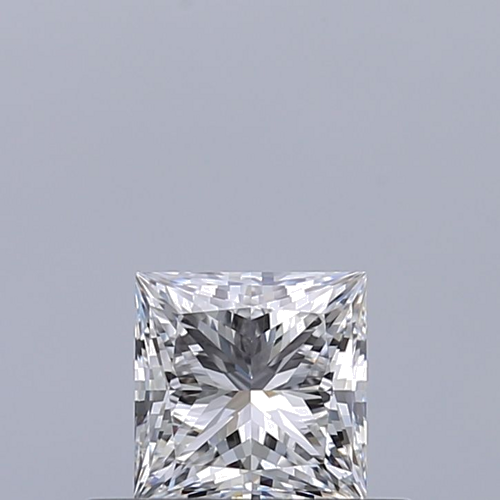 0.42 carat E-IF Natūralus Princess Deimantas (1)