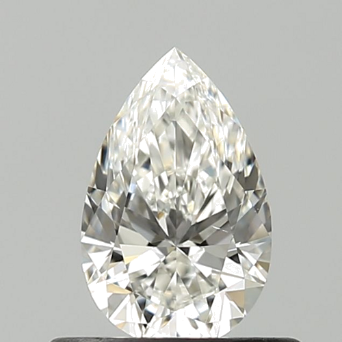 0.5 carat G-VS2 Natūralus Pear Deimantas (1)