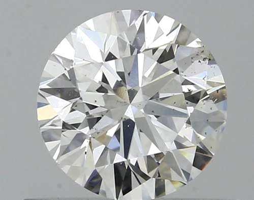 0.5 carat E-SI2 Excellent cut Natūralus Round Deimantas (1)