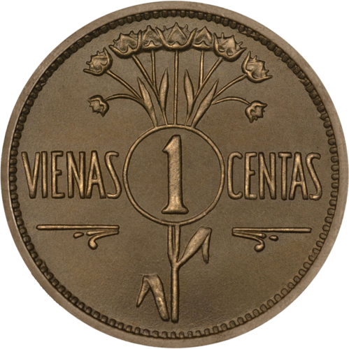 1925 Литва монета 1 цент (1)